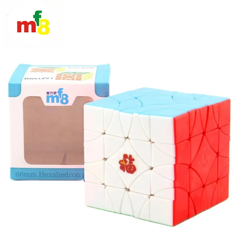 MF8 Китайская панель Fu Lattices V2 Magic Cube Puzzle mf8 Grilles II Collect cubo magico головоломка Развивающие игрушки Игры Дети Малыш