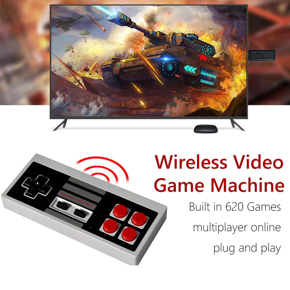 Мини Ретро ТВ игровая консоль 8 бит игровая консоль видеоигра встроенные 620 классических игр аркадная игровая HD-машина для USB