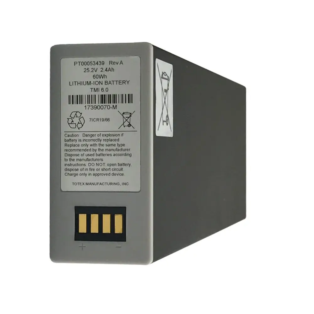 Оригинальный литий-ионный аккумулятор PT00053439 7ICR19/66 17390070-M 25,2 V 2.4Ah 60Wh для Totex Accutronics