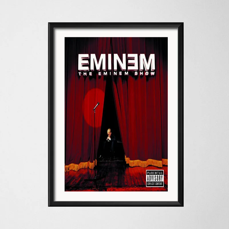 Фото Печать плакатов The Eminem Show Kamikaze Рэп Хип-Хоп Музыкальный альбом Звезда Картина маслом Холст Настенные художественные фотографии Гостиная Домашний декор №3