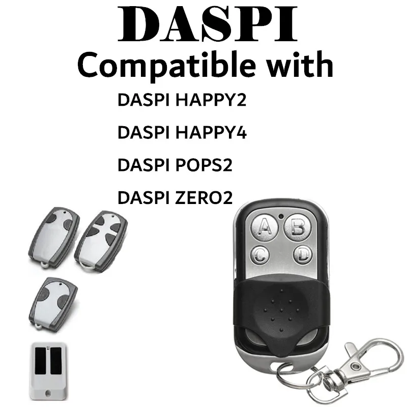 Фото Пульт дистанционного управления DASPI Zero2, 433,92 дюйма, для планшетов гаражных дверей DASPI Zero2, 433 МГц, пульт дистанционного управления №2