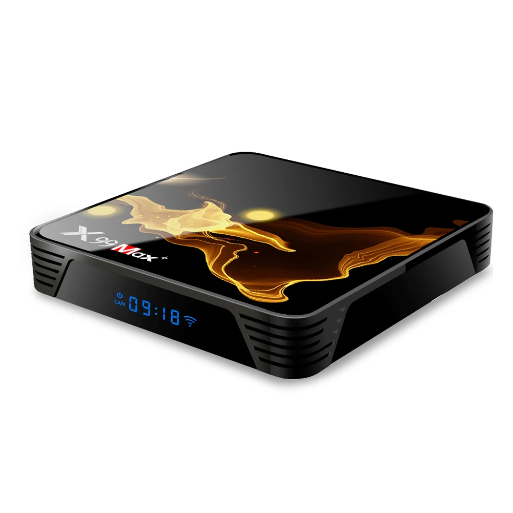 Фото X99 MAX + 2,4G/5G Декодер каналов кабельного телевидения Android9.0 8K Quad-Core ТВ коробка Поддержка, совместимому с HDMI, Wi-Fi, Bluetooth, с ИК-подсветкой Управление №5