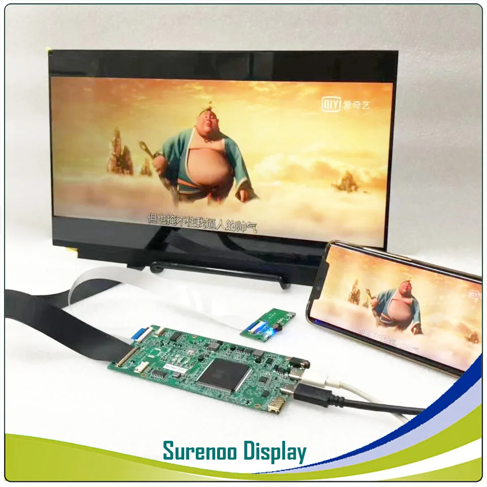 15,6-дюймовый 4K 3840X2160 HDMI-совместимый и Type_C однолинейный ЖК-модуль, экран монитора для проекции кабеля Windows и Android (art.: 3920cf4eaed2a) - 3920cf4eaed2a