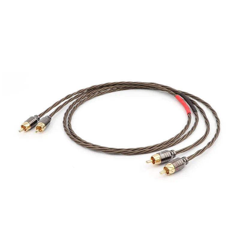 HI-End Odin Посеребренная сигнальная линия RCA к RCA аудиокабель hifi RCA интерсоединительный кабель с позолоченным RCA разъемом