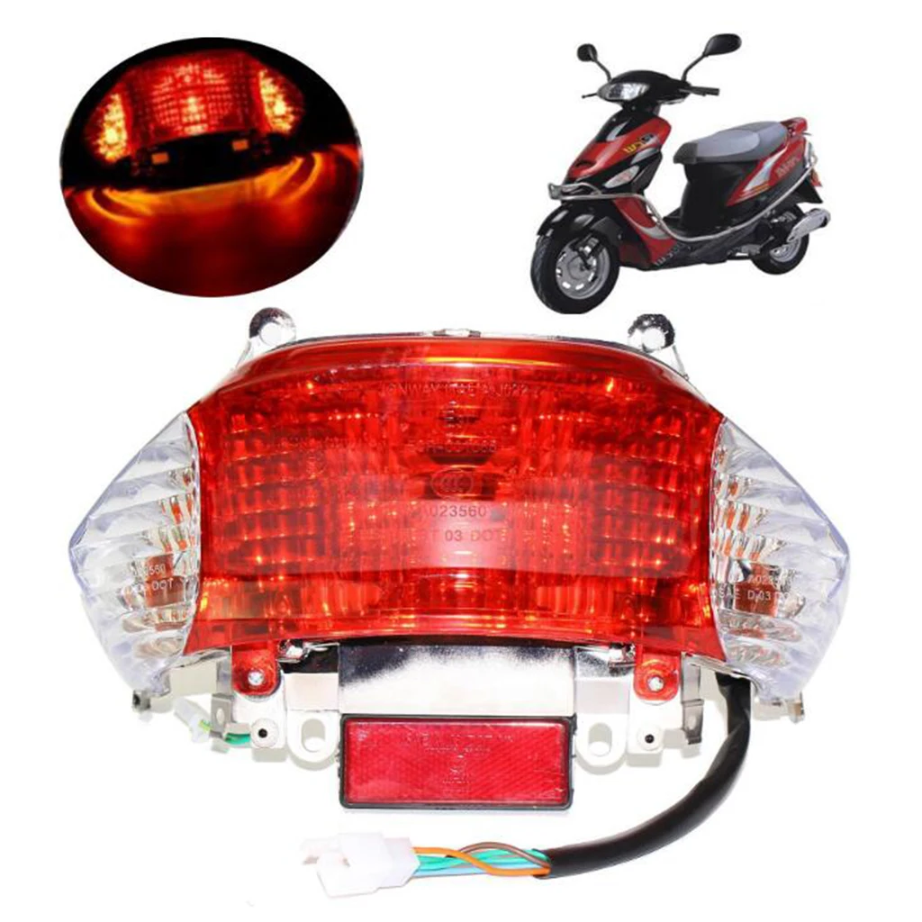 Фото Задний фонарь поворота для мотоцикла 49cc 50cc Gy6 Скутеры Мопед №2