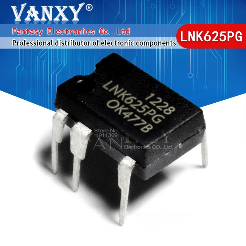 5 шт. LNK625PG DIP-7 LNK625 DIP7 LNK625P
