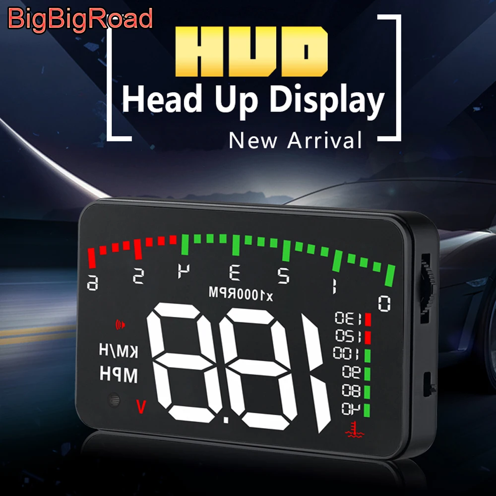 Автомобильный Hud Дисплей Лобовое Стекло Проектор Сигнализация Для Hyundai HB20 i20 i30 i40 Aslan KONA Palisade Rohens Veracruz Custo Reina