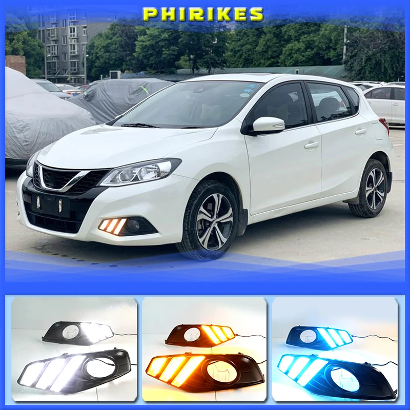 Дневные ходовые огсветильник для Nissan, Nissan Tiida, 2017-18