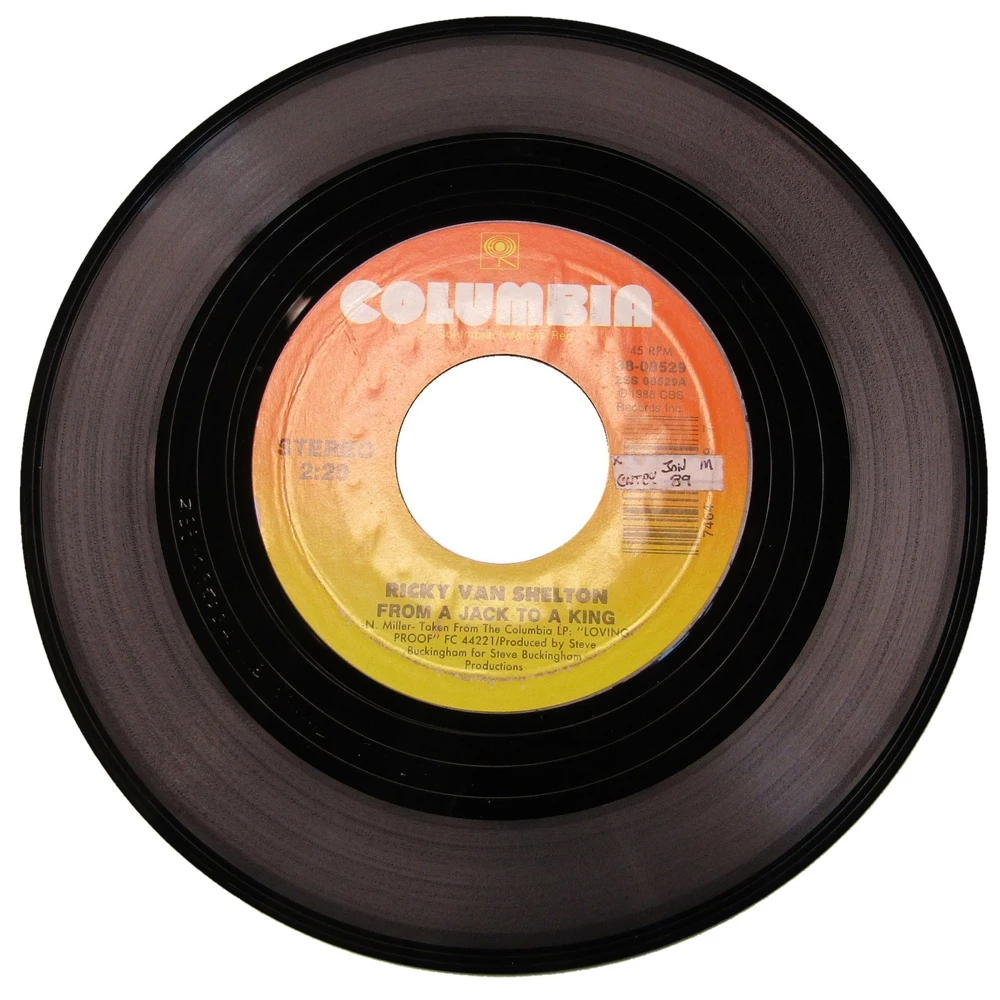 Ricky Van Shelton. From A Jack To A King. Виниловая пластинка 17см 45об оригинал