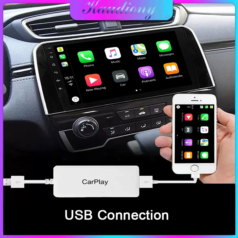 Автомобильный USB-ключ Smart Link Apple CarPlay, автомобильное головное устройство для Android через USB-кабель для IOS и Android-систем