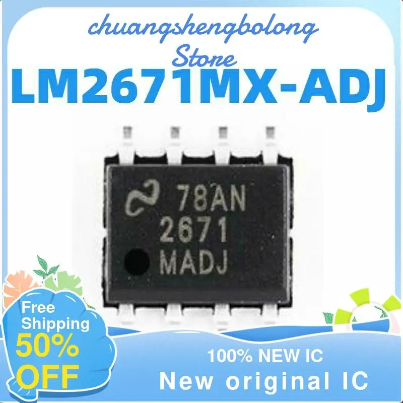 Новый оригинальный импульсный регулятор LM2671 LM2671MX-ADJ 2671M-ADJ, новая оригинальная интегральная схема, 2 шт.