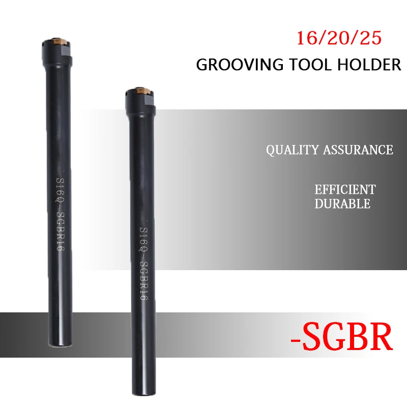 Фото LIHAOPING Инструменты для внутренней токарной обработки S16Q-SGBR16 S20R-SGBR16 S25S-SGBR16 Держатель канавочной фрезы S16Q S20R S25S SGBR16 Токарный станок с ЧПУ SGBR №2
