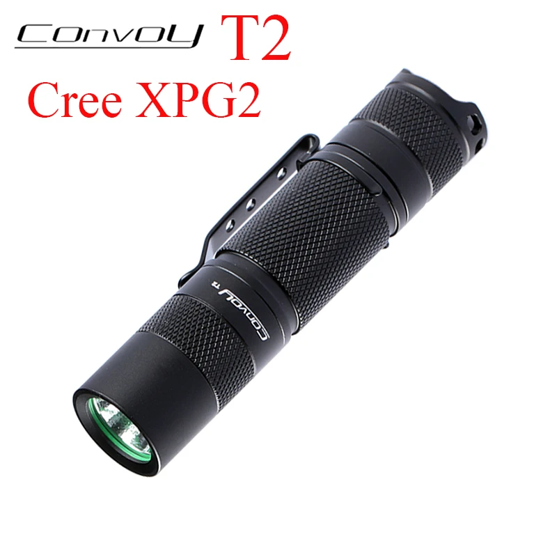 Фонарик Convoy T2 Cree XPG2, внутренний мини-фонарик, фонарик, внутренняя фонарь для рыбалки, портативный внешний фонарь