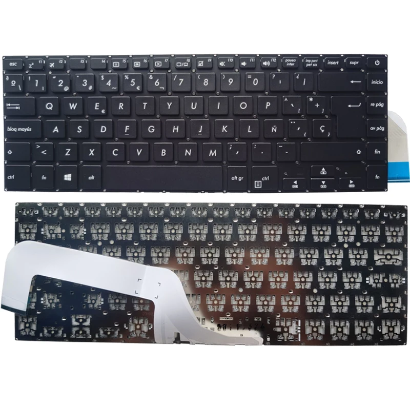 Новая испанская/SP Клавиатура для ноутбука ASUS VivoBook 15 X505BA X505 X505B X505BP ZA X506 R504Z K505B/BP A505Z