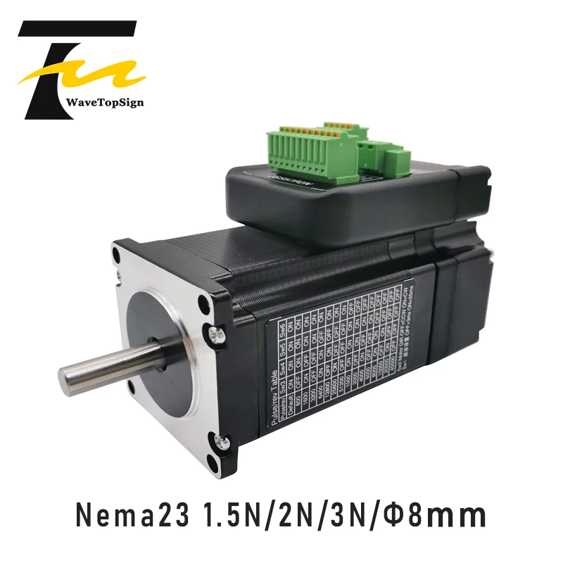 Встроенная цифровая гибридная сервосистема Nema23, 1,5 Нм, 2 Нм, 3 Нм, 4,2 А, 32-битный DSP, предотвращает вышел, шаговый двигатель с закрытой петлей