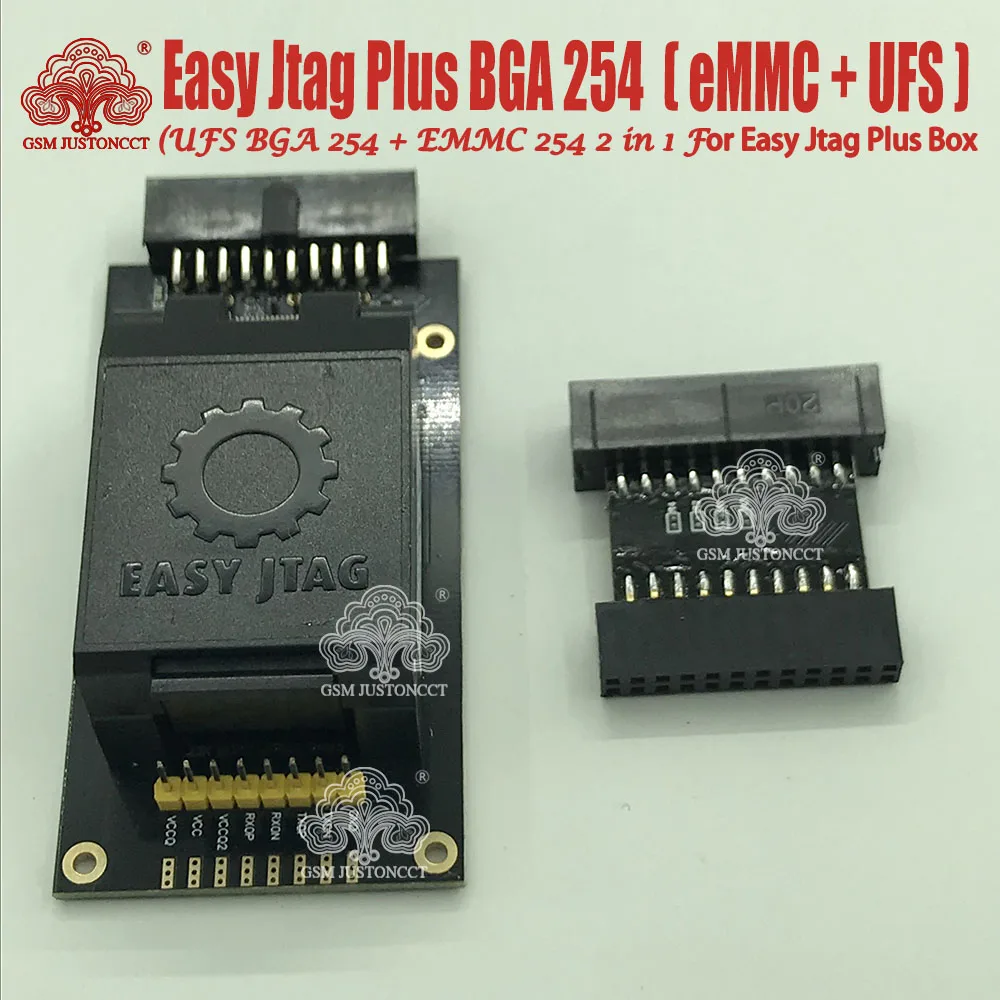 Фото Новейший оригинальный адаптер UFS BGA 254 eMMC 254, коробка Easy Jtag Plus, 2 в 1, Z3X №2