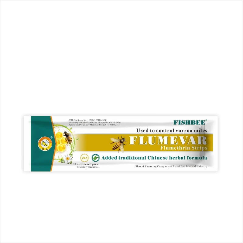 МЕДИЦИНСКИЕ ПОЛОСЫ FLUMEVAR FLUMETHRIN BEE ДЛЯ VARROA MITE