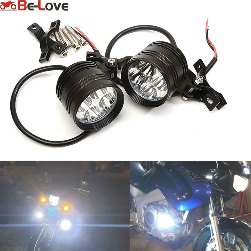 12 В светодиодные точечные фары для DUCATI MULTISTRADA 1200/1260/S/ST 2010-2019 2020 2021, белые мотоциклетные фары, вспомогательная лампа