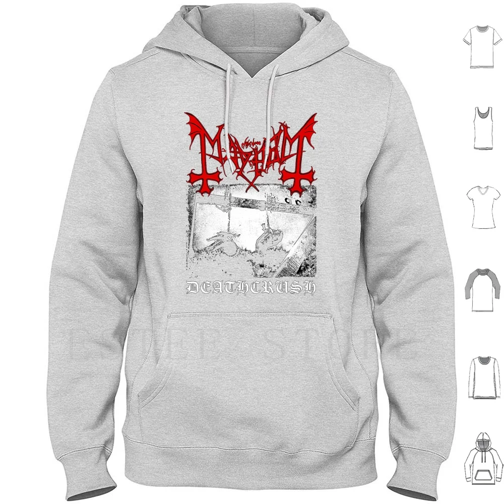 Толстовки Mayhem Deathcrush Euronymous Dead Varg Black Metal Heavy Metal Darkthrone Fenriz Mayhem Emperor