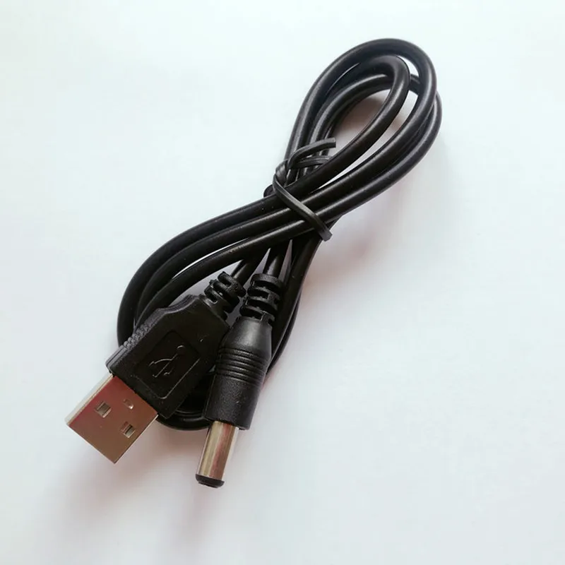 1 шт./лот адаптер питания постоянного тока с USB-портом на Разъем 5,5*2,1 мм, 5 В, разъем постоянного тока, соединительный кабель