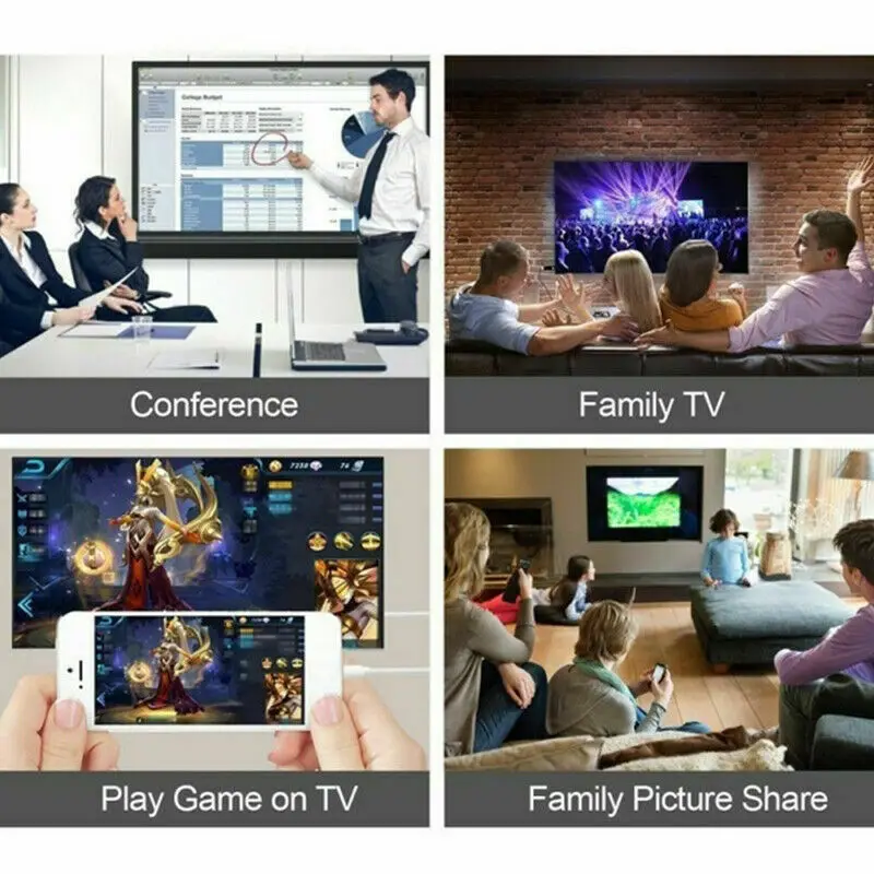 Фото Переходник Lightning/HDMI, Sikai, для iPhone, 8 контактов, для AV-преобразователя, 4K, USB-кабель, до 1080p, для iPhone X, 11, 8P №4