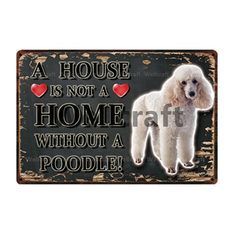 [WellCraft] оловянный плакат Dogst A Home без подерлепомеранского металлического знака, домашний декор, Настенная картина 20*30 см