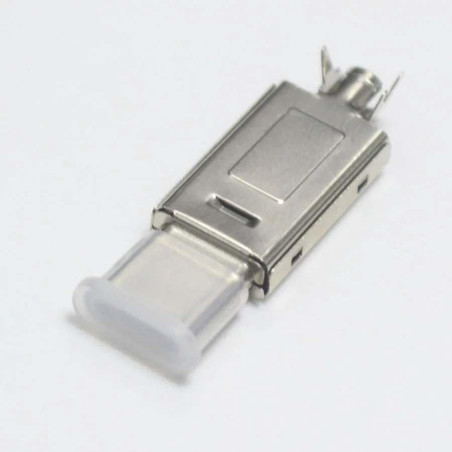 Фото 5 комплектов, 4-контактный OTG USB Type-C, штекер с Nicke-покрытием USBC, детали линии «сделай сам», разъем типа C для телефона №5