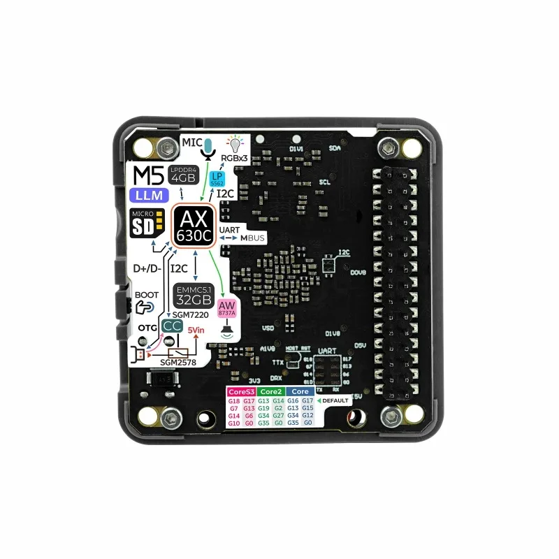 Фото M5Stack LLM Автономная модель с большим языком, набор модулей AI для разурования Aixin AX630C №2