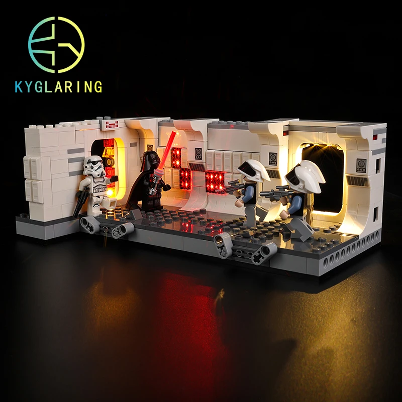Светодиодное освещение Kyglaring для 75387, набор игрушек Tantive IV LED Kit (модель не входит в комплект)
