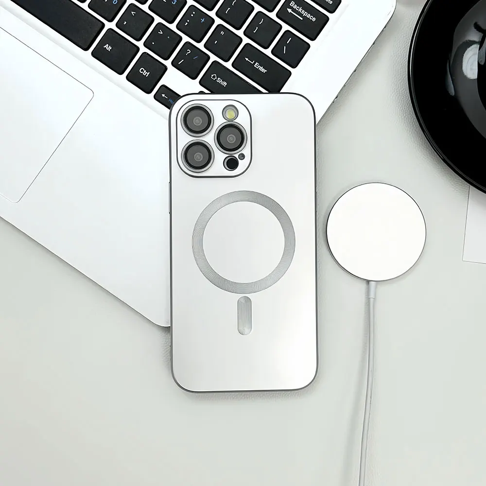 Фото Магнитный мягкий чехол magsafe для iPhone 15 14 13 12 11 Pro Max Plus №3