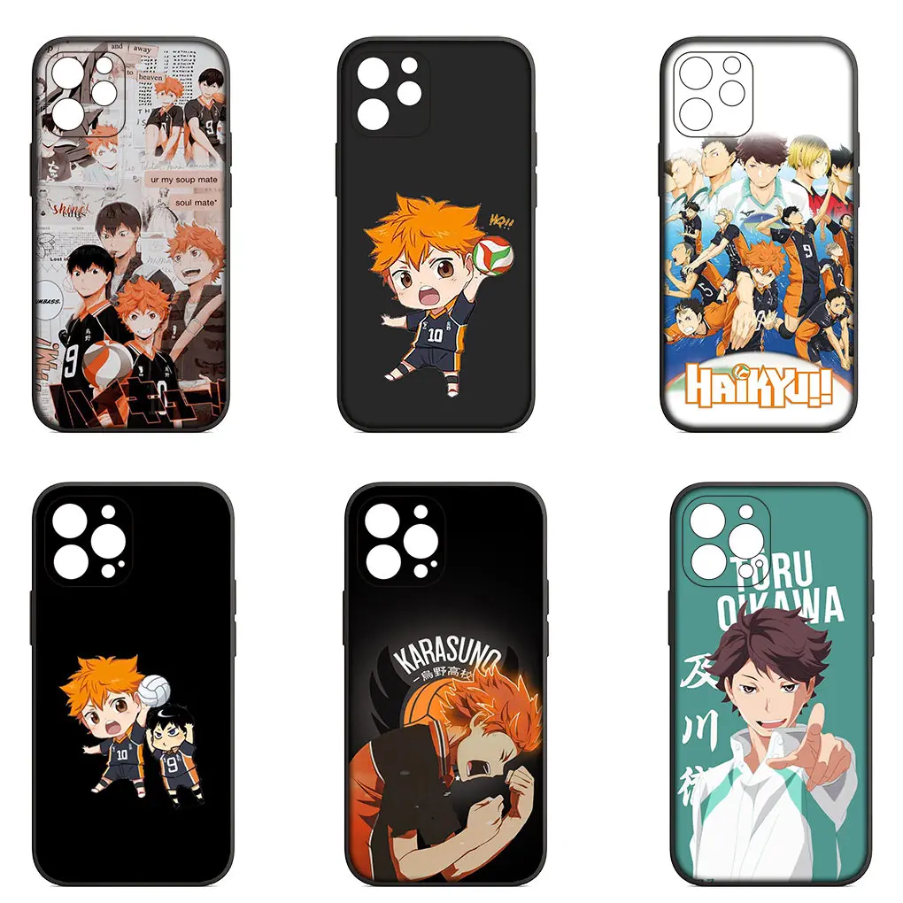 Фото Haikyuu Shoyo Hinata силиконовый чехол для Apple iPhone 15 14 Plus 12 13 Mini Pro Max XR + 13Pro 14 + 15 + чехол №2