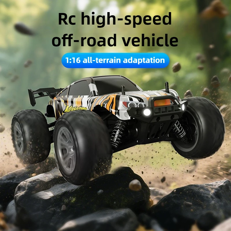 Фото Игрушечный автомобиль Kawaii, забавный подарок: 16 высокоскоростных 4WD радиоуправляемых грузовиков, альпинистских внедорожных радиоуправляемых машин, автомобиль с дистанционным управлением, грузовик-монстр, игрушки для детей №4