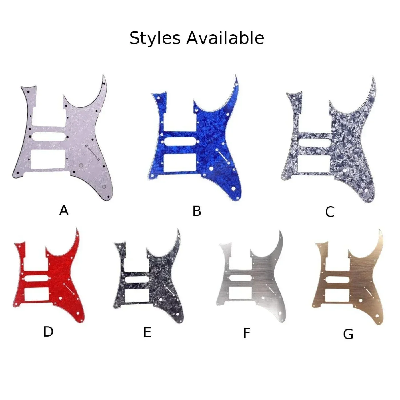 Фото Пикап для электрогитары HSH Pickguard 7 в, гитара HSH, хамбакер, пикап Pickguard, замена, высокое качество №5