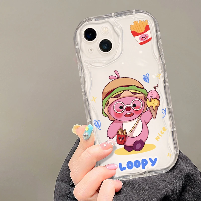 Фото Чехол для телефона Miniso X Loopy Cream Wave для Samsung Galaxy S24 Ultra S23 FE S22 S21 S20Plus FE №5
