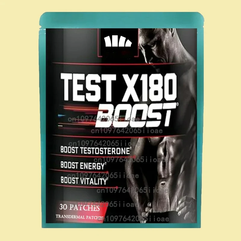 30 патчей Testo Booster для быстрого наращивания мышц, экстремальные анаболические транспмические патчи Testosterone 9-в-1