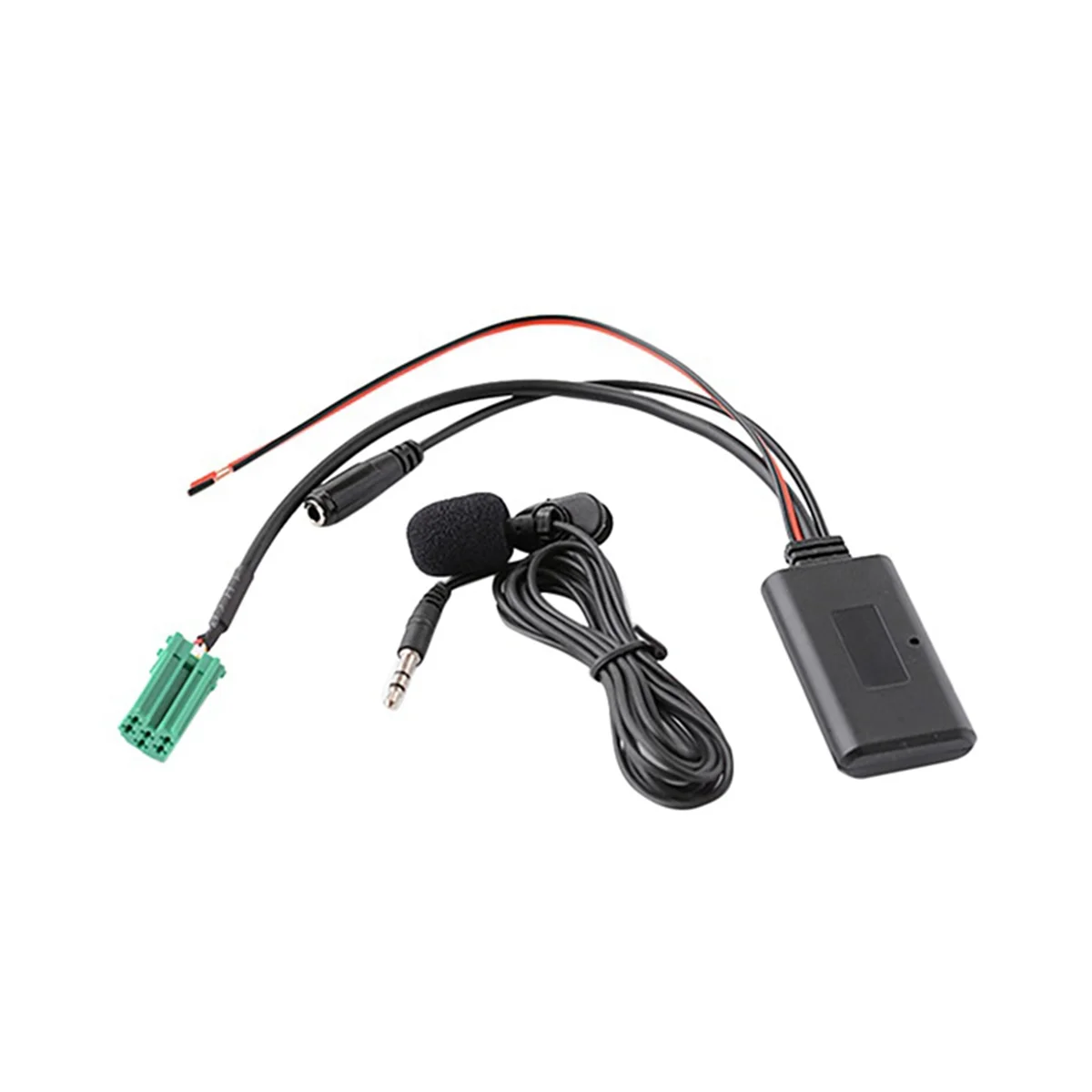 Автомобильный Bluetooth 6Pin Mini ISO AUX IN 3,5 мм аудио разъем съемный микрофон для Renault список обновлений Tunerlist CD моделей
