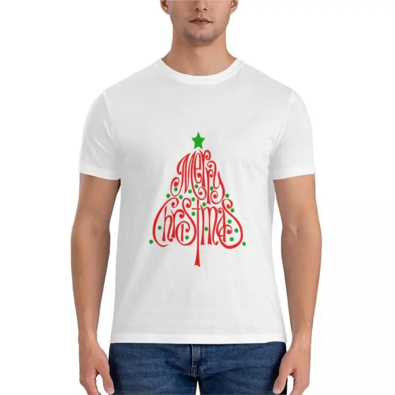 Классическая футболка Merry Christmas, мужские топы, футболки для мужчин, мужская одежда, дизайнерская футболка, мужская короткая футболка