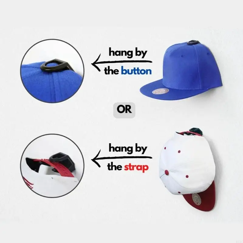 Фото 11xc 1pc/8pcs hat hat держатель настенных шляп просто №3