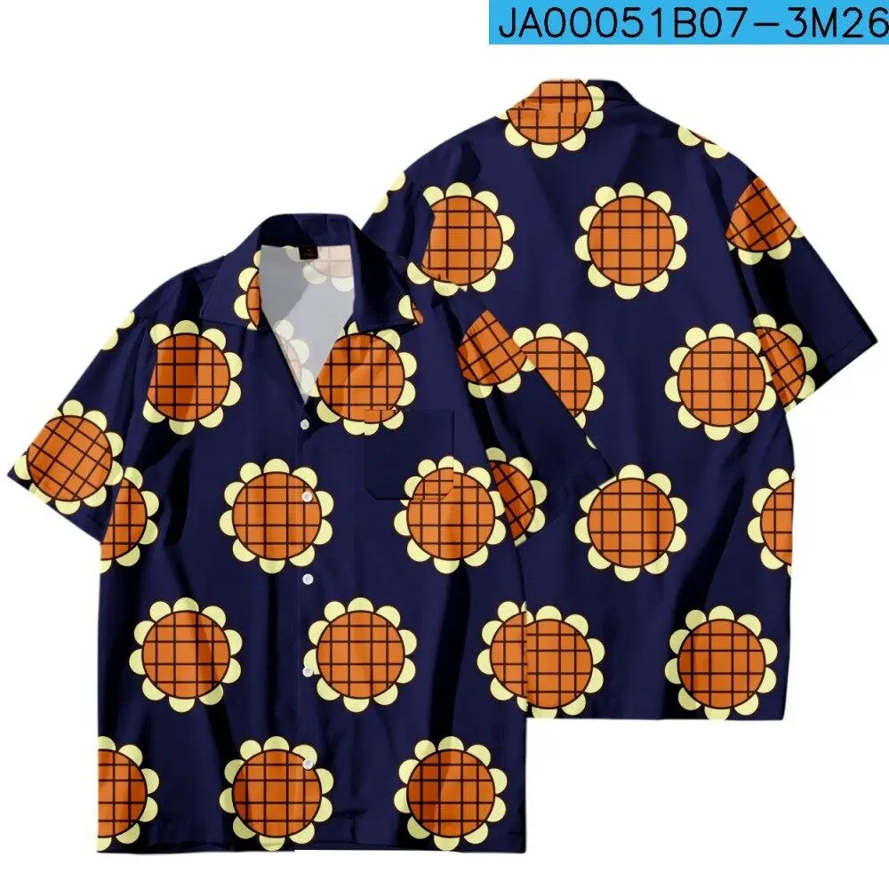 Фото Креативная обезьяна д Луффи Dressrosa корида колоссей костюмы для косплея Подсолнух футболка повседневные топы Футболка №1