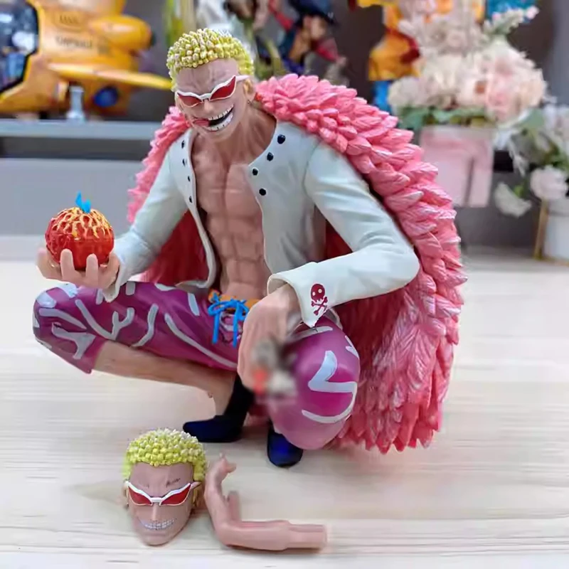 16 см цельные фигурки GK Donquixote Doflamingo, экшн-фигурки, сменные головки, руки, ПВХ, аниме, модель, коллекция игрушек, подарок