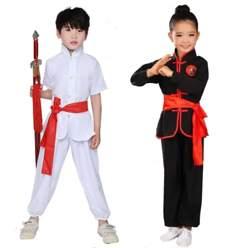 Фото Униформа традиционной китайской кухни KungFu para niños и ниñas, conjunto traje Wushu, сайт фольклорной тай-чи, t №5