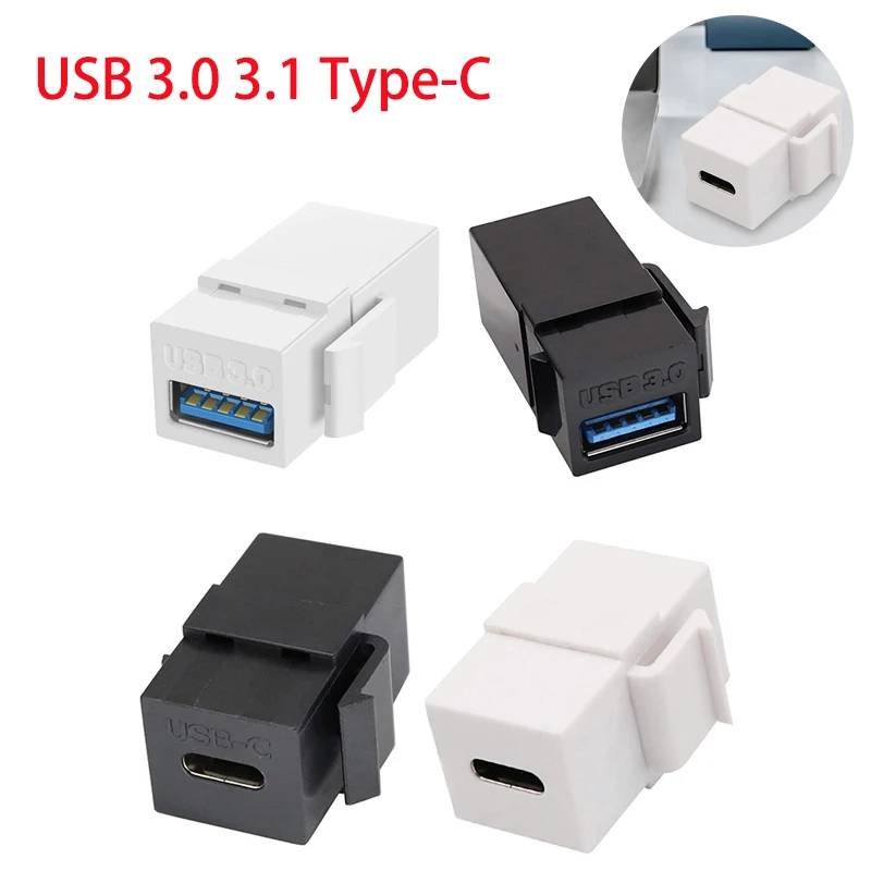 Удлинитель для розетки USB 3.0 3.1 Type C