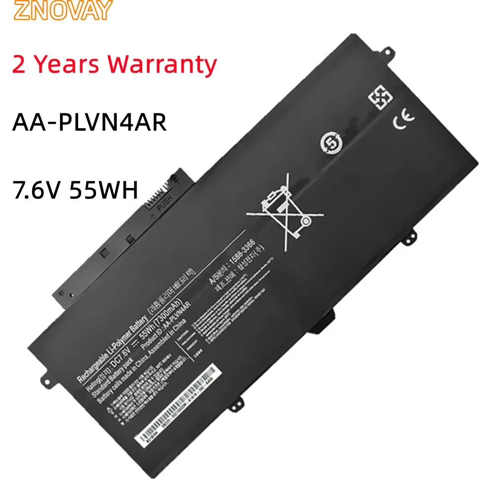 ZNOVAY AA-PLVN4AR 7,6 V 55WH/7300mAh Аккумулятор для ноутбука SAMSUNG NP-940X3G NP-910S5J 940X3G NP910S5J