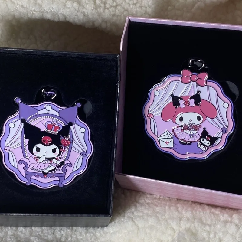 Фото Анимационная периферийная подвеска Sanrio, аксессуары, кулон, медаль Kuromi Melody, обучение, стиль мечты, горячая любовь, Летний стиль №3