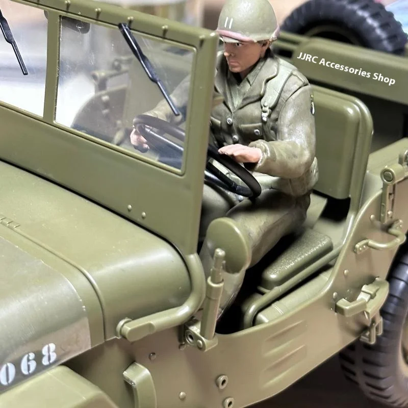 Фото JJRC C8815 детали Радиоуправляемый автомобиль 1941 JEEP WILLYS 2,4 г 4wd RTR Гусеничный альпинистский вес Военный грузовик Внедорожник Игрушка в подарок для детей №2