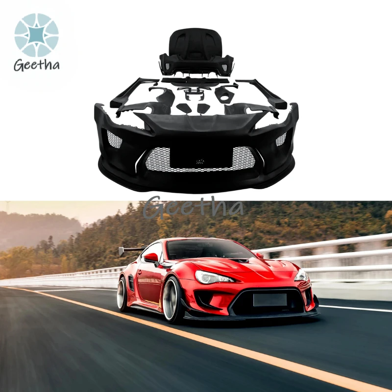 Для высококачественного комплекта кузова BRZ 86, катушки заднего бампера переднего бампера для Toyota Gt86 Subaru Brz, обновленный робот, широкий комплект кузова