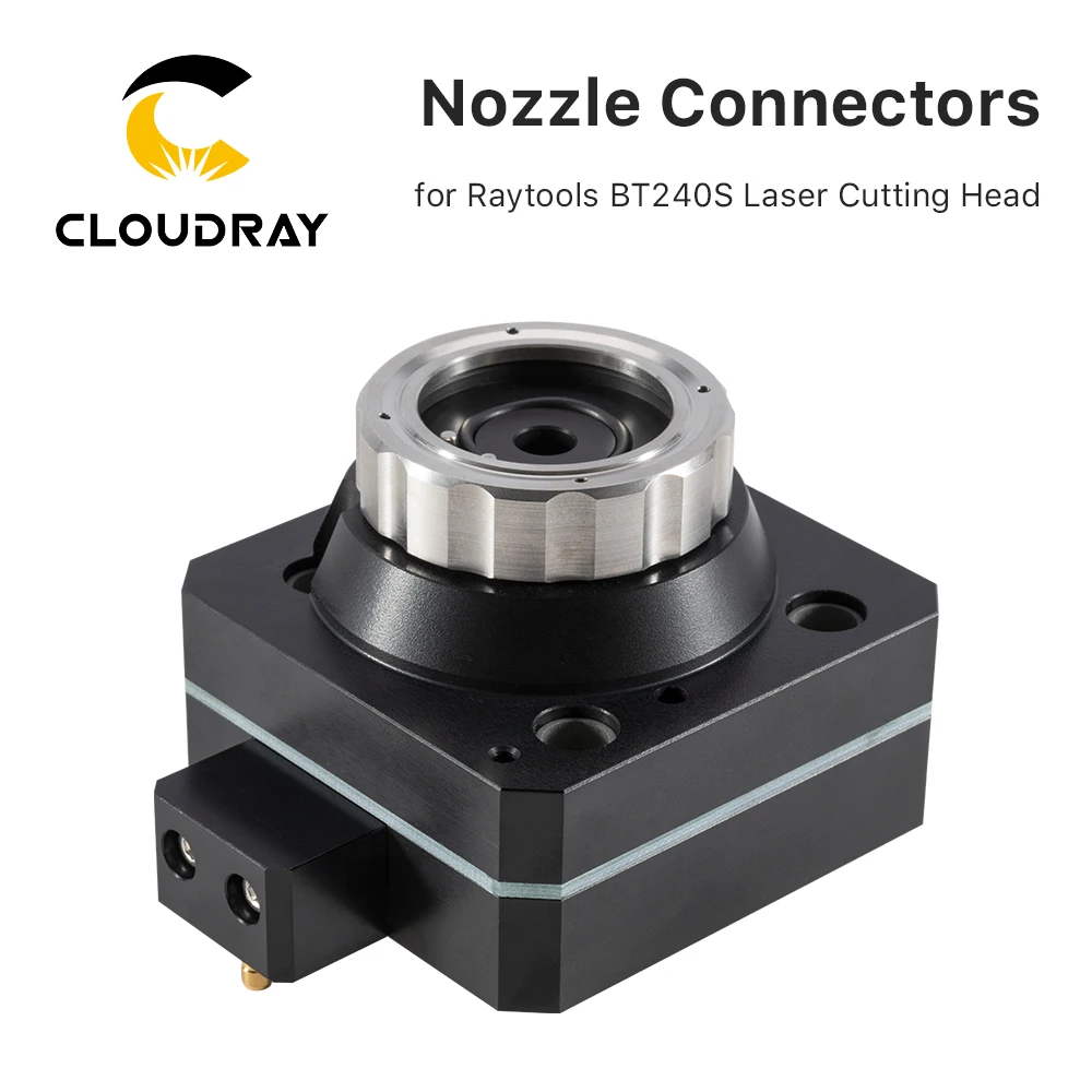 Коннектор волоконного сопла Cloudray для лазерной головки Raytools BT240S для волоконного лазера 1064 нм, режущего станка