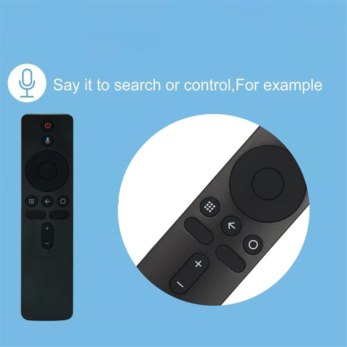 Фото Сменный голосовой пульт дистанционного управления для контроллера Xiaomi Mi Box S XMRM-006 №5