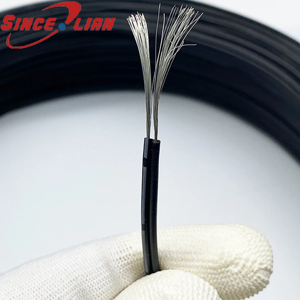 Многожильный силиконовый провод 28AWG, 2P 3P 4P 5P 6P, силовой кабель, параллельный провод высокой температуры, сверхмягкий испытательный кабель для 3D-принтера