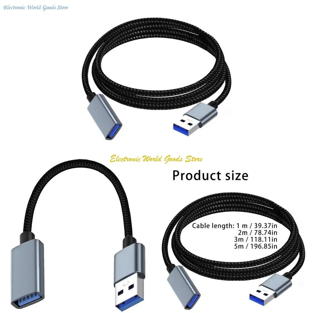 A3PD Продолжительность USB3.0 Удлинительное кабель с внешней стороной Braide для повышения гибкости и эффективной передачи с